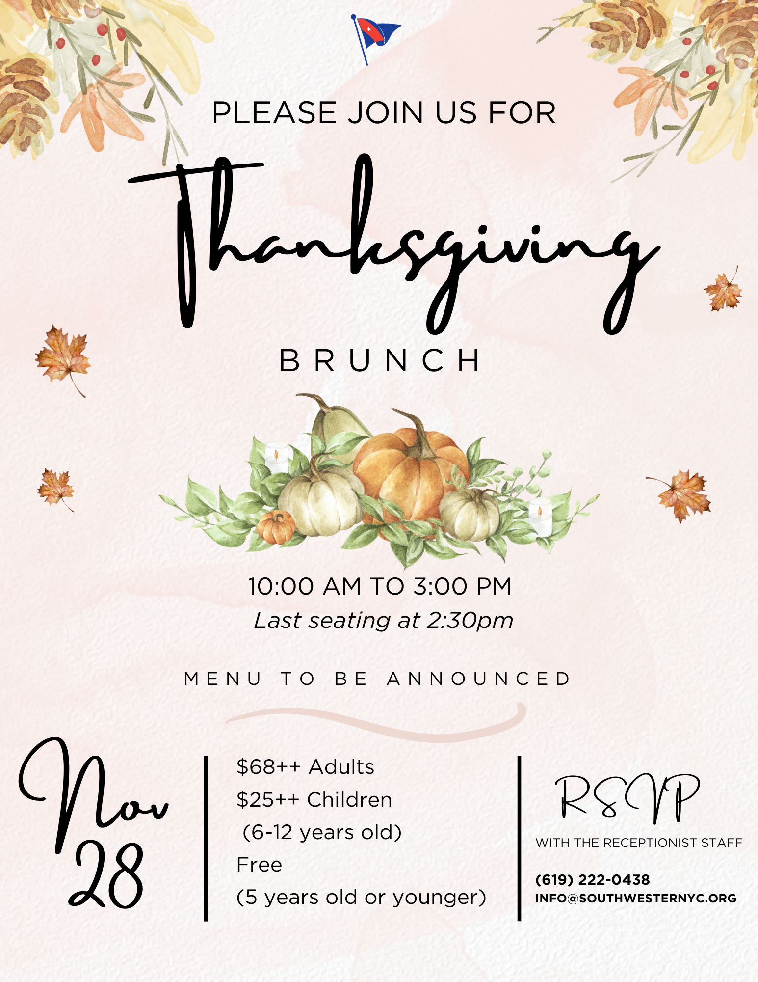 THANKSGIVING BRUNCH